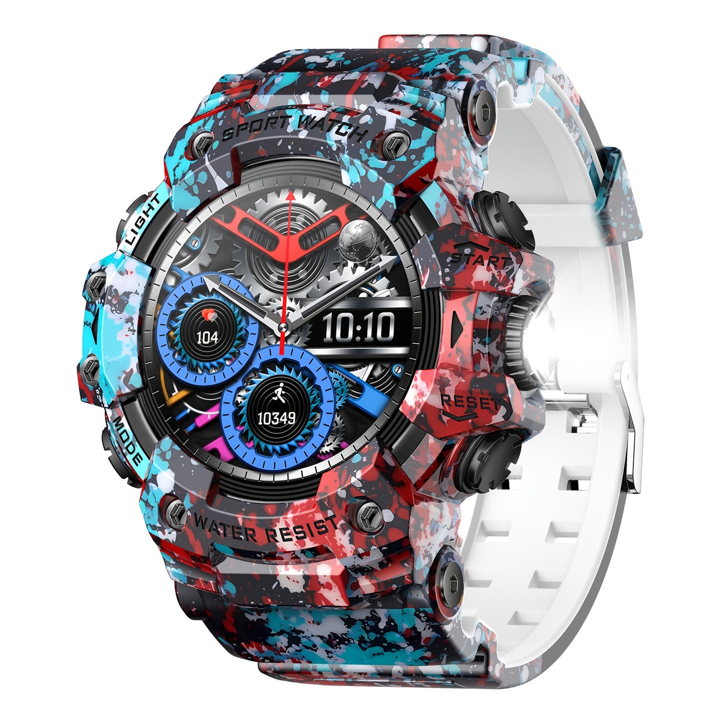 Smart Watches for Men (Answer/Make Call), Outdoor Watch with LED Flashlight, 1.32" TFT Screen Watch, 100+ Sport Modes, SOS, Sleep Tracker, Fitness Watch Health Watch for iPhone/Android - Cool Gifts for Men