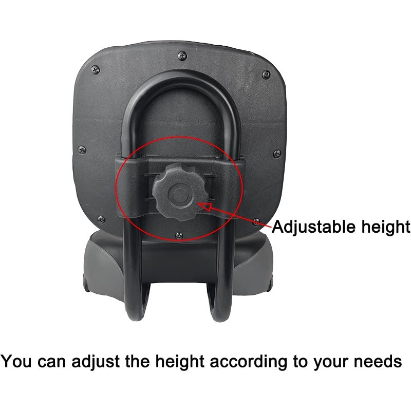 Bike Seat With Backrest PU Memory Foam Cushion Universal