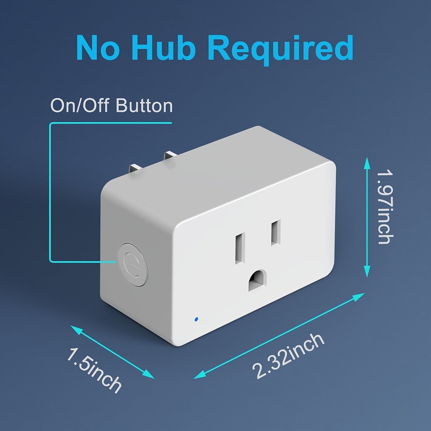 TJOY WiFi Smart Plugs 15A With Timer And Group Management