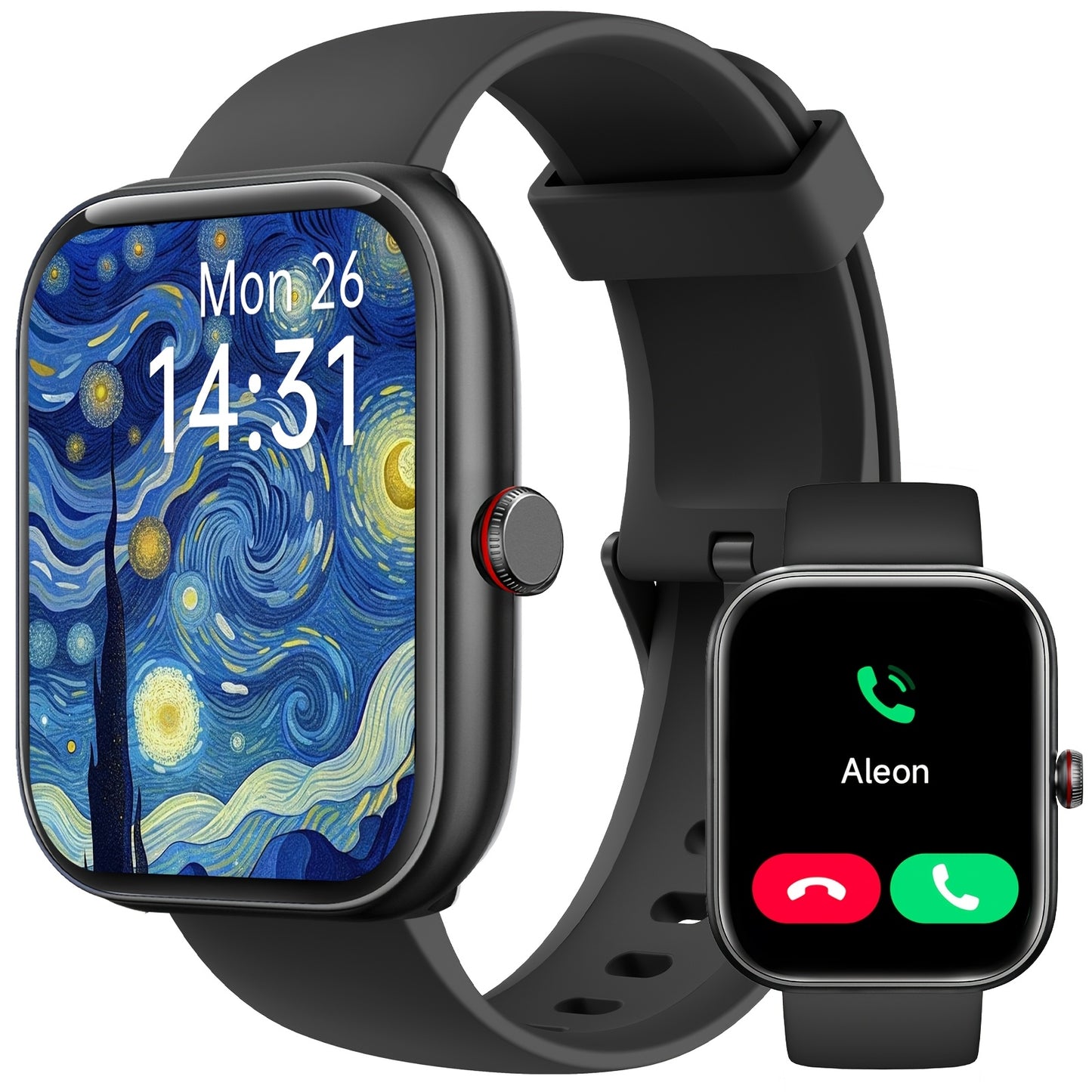 FAWEIO Smartwatch Alexa Built-In Fitness Tracker 100+ Modes
