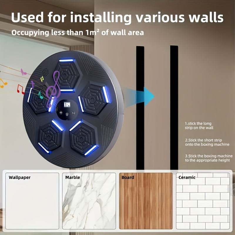 Boxing Machine With Music Wall Mounted Training Target