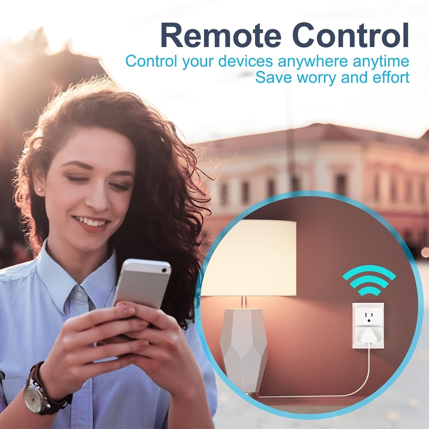 TJOY WiFi Smart Plugs 15A With Timer And Group Management