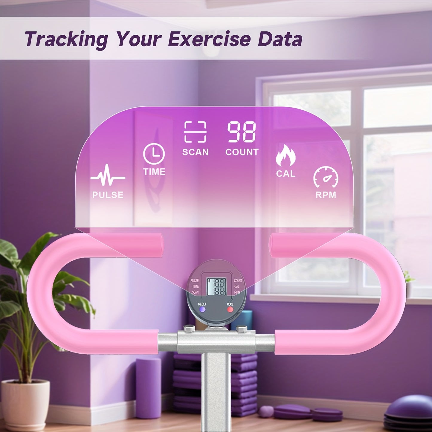 Feierdun 2-in-1 Squat and Row Machine Real Time Feedback