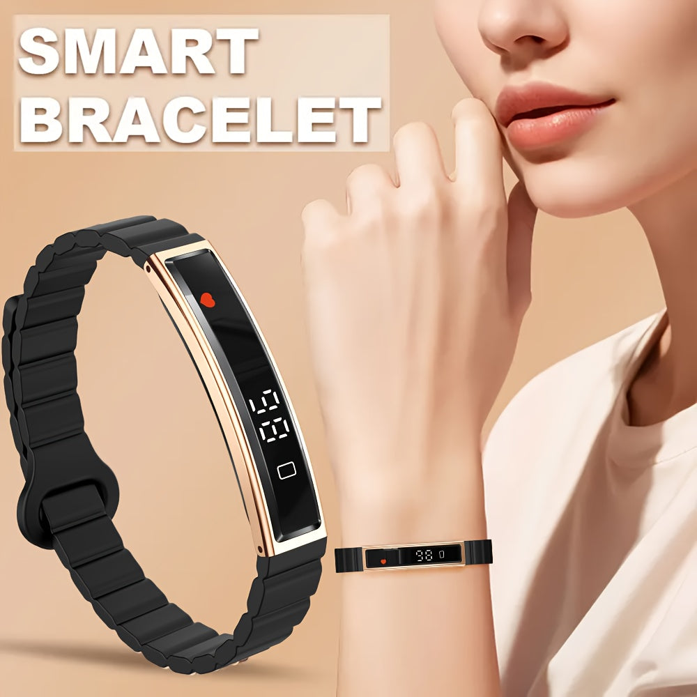 Smart Bracelet for Women Men, Activity and Fitness Tracker with Calories, Sleep Tracking, Exercise Monitoring, Step Counting, Health Monitoring for iPhone Android, IPX8 Waterpool Intelligent Bracelet - Perfect Gifts for Famil