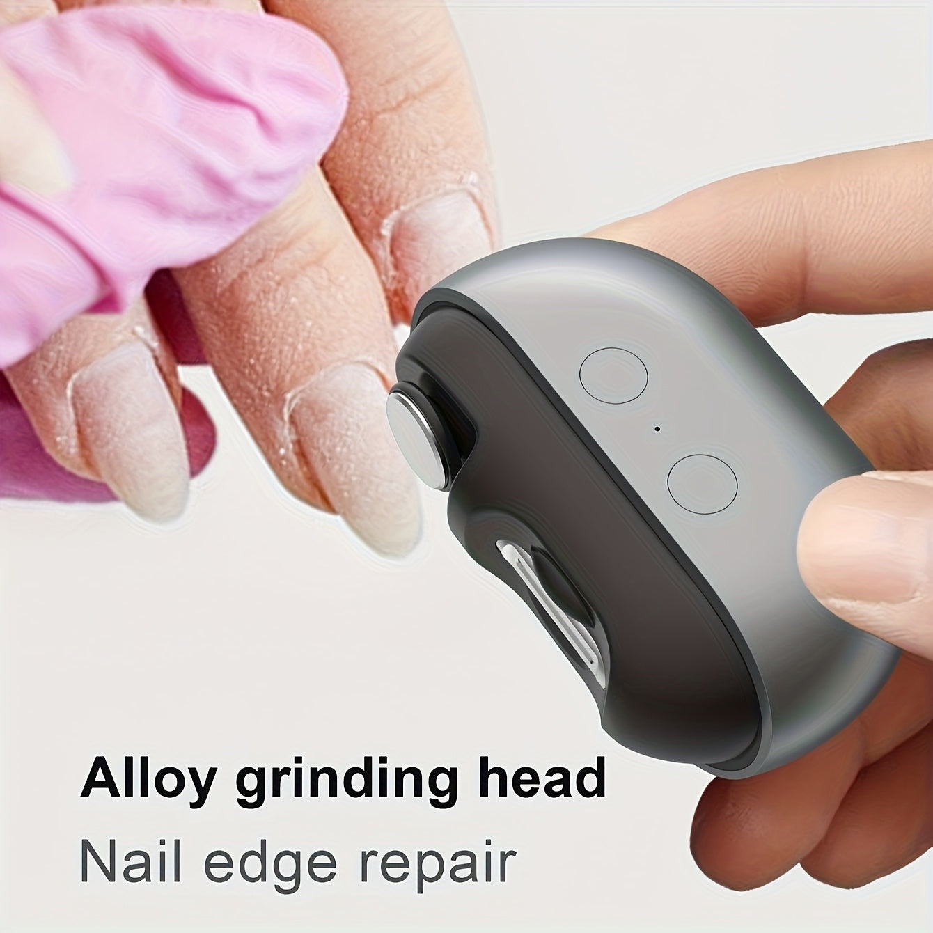 Nail Clipper Smart Electric Built-In Light USB Rechargeable