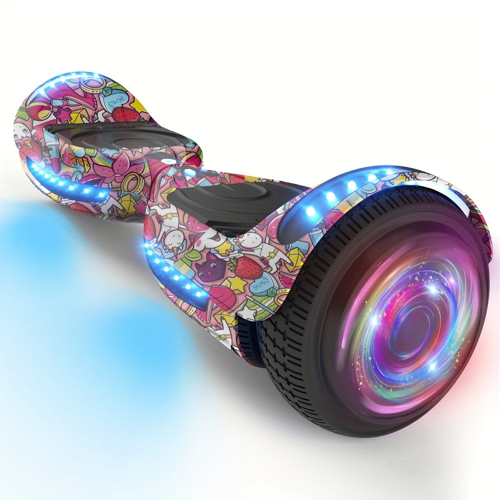 Scooter, Hoverboard 6.5 Inch with LED Lights, Self-Balancing Wheels, Electric Scooter