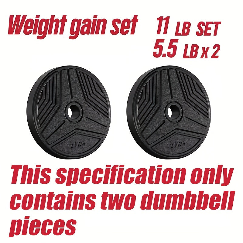 Adjustable Dumbbell Set, 20/30/40/60/90/110LBS Free Weights Set with Upgraded Nut, 5in 1 Weight Set Used As Dumbbell, Barbell, Kettlebell, Push-up Rack, Weight Plates, Home Gym Fitness Workout.Suitable for Men/Women.Great Hal