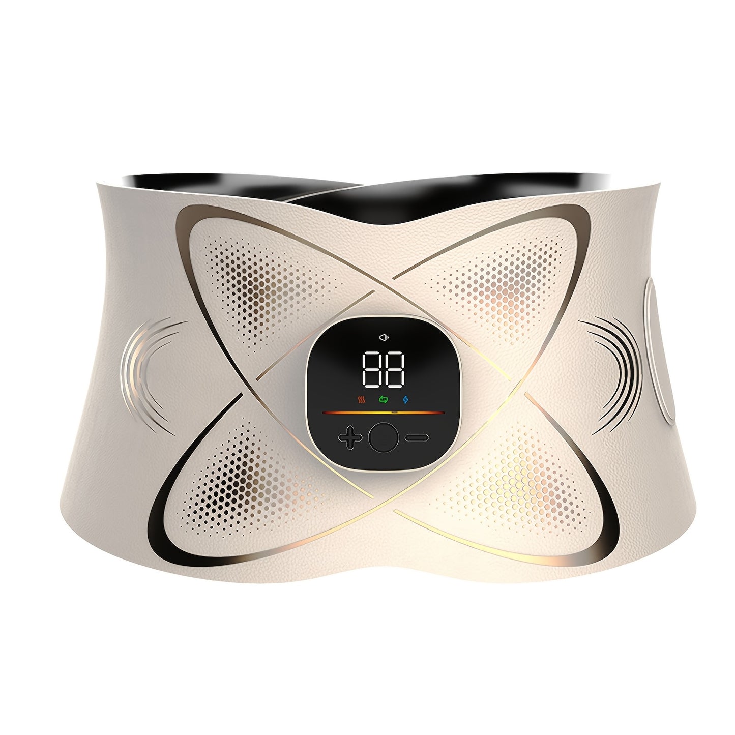 TENS/EMS Belly Fat Remover, Fat Burner for Stomach, AbsMuscle Stimulator Abdominal, Ab Belt Muscle Stimulator withHeat for Belly Fat Loss, Stomach Cellulite Melting, PostpartumCare Smooth & Firming, Lower Back Massager for Pa