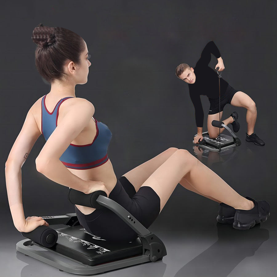 AB CRUNCH MBB Ab Crunch Machine With Resistance Bands