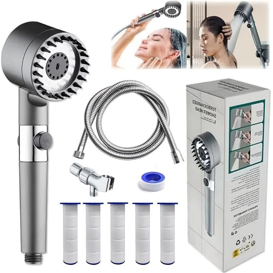 NUAN Shower System Plastic High Pressure Handheld For Home Use