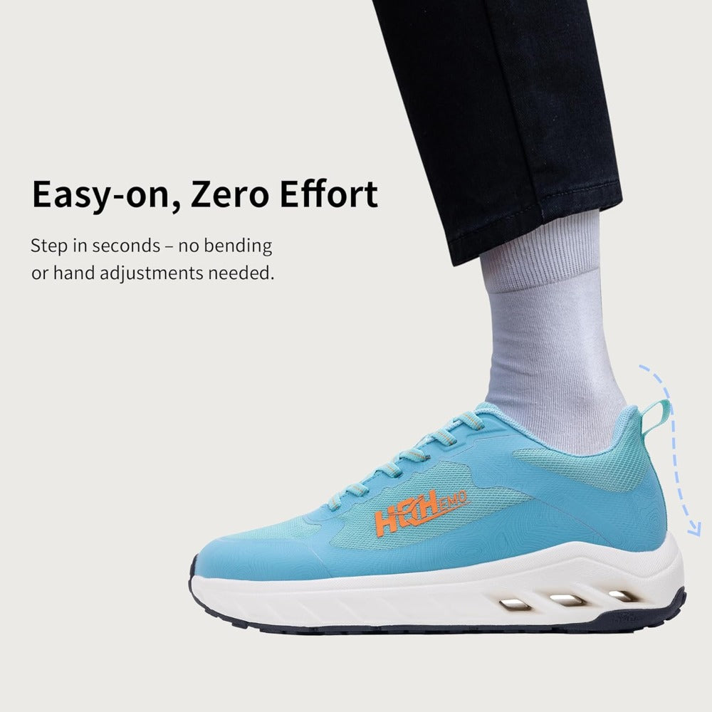 Sneakers Wide-Toe Box Platform Shoes Breathable Mesh Upper Lightweight
