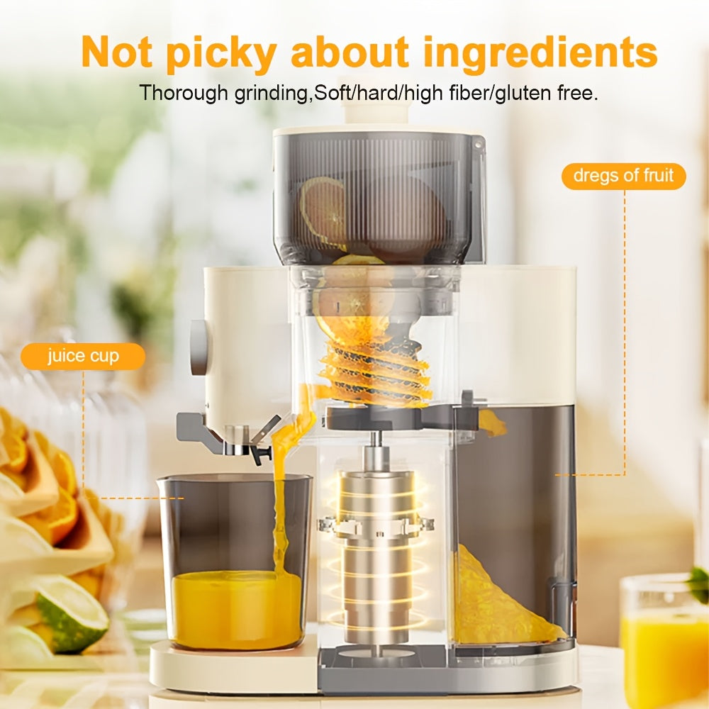 5.12in Wide Mouth Juicer Extractor, Powerful Centrifugal Juicer Machine for Vegetables & Fruits, Easy to Clean, Detachable, High Juicing Rate, Fast Juicing Speed, Christmas Decorations, Christmas Gifts Juicer