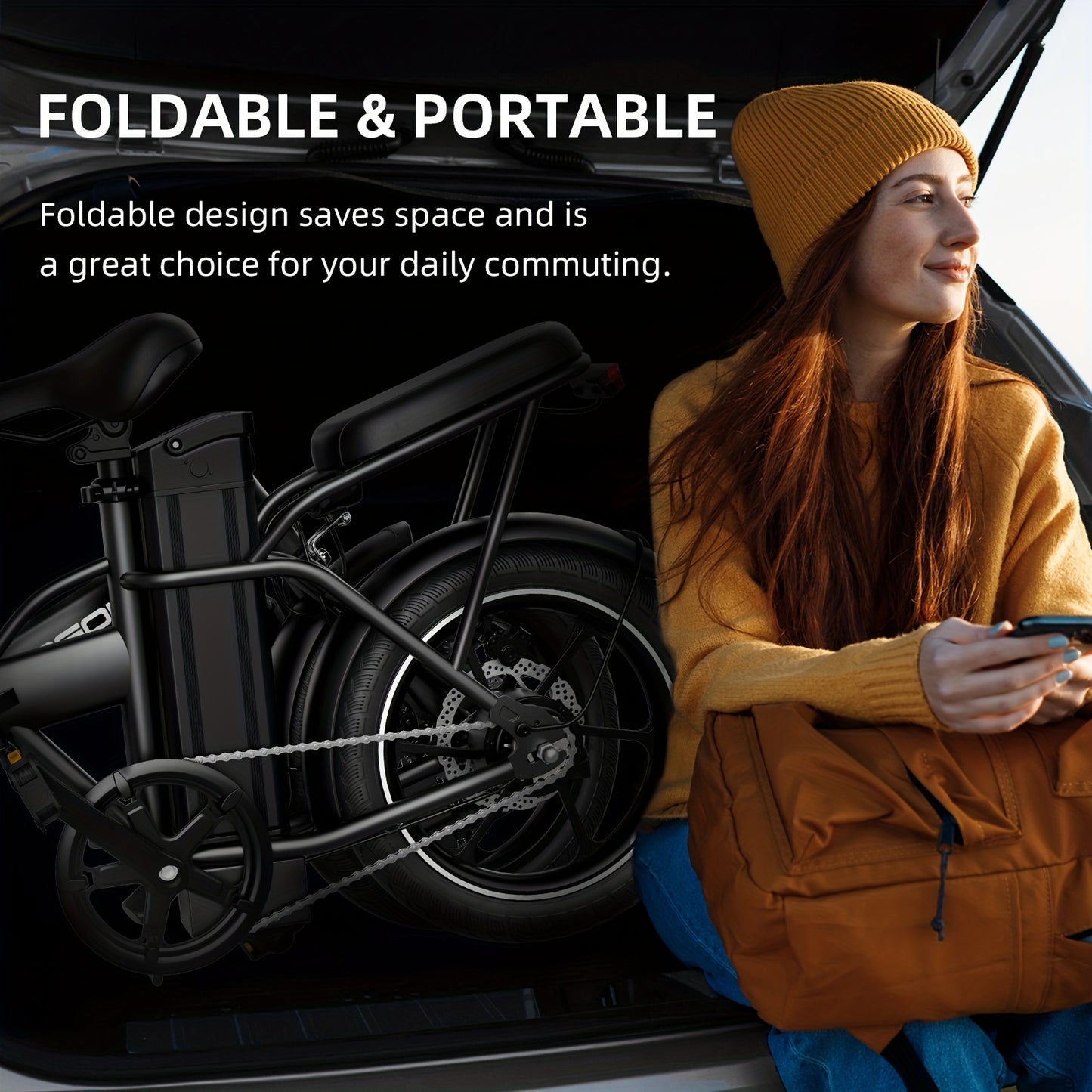 WindHorse Foldable Electric Bicycle For Commuting Daily