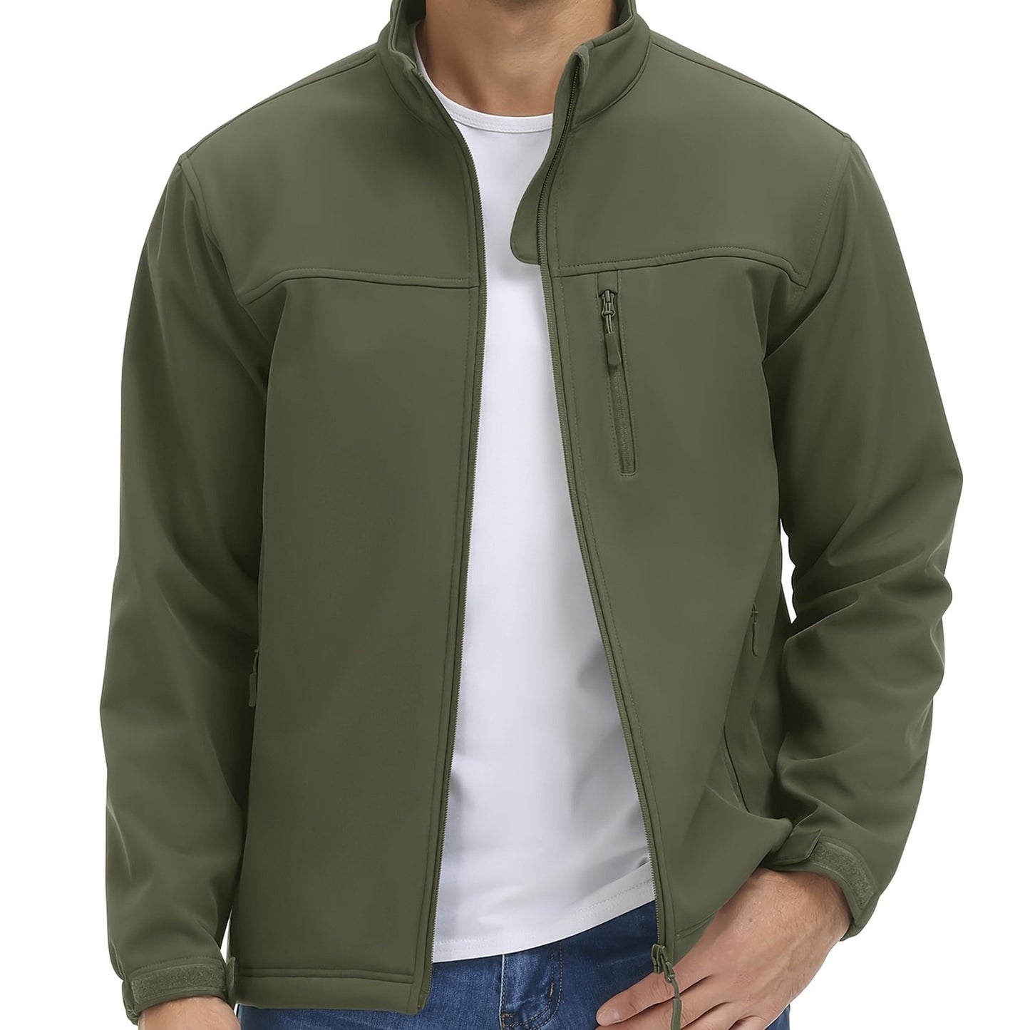 MAGNIVIT Men's Winter Softshell Jacket Windproof Lined Fleece