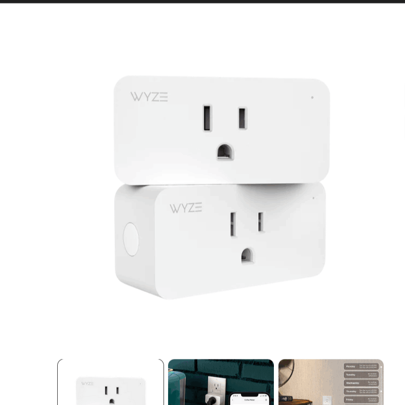 Wyze Plug 2-Pack WiFi Smart Plugs Works With Alexa