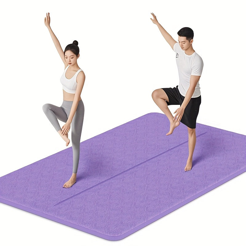 Yoga Mat Non-Slip TPE for Home Studio Workouts All Floors