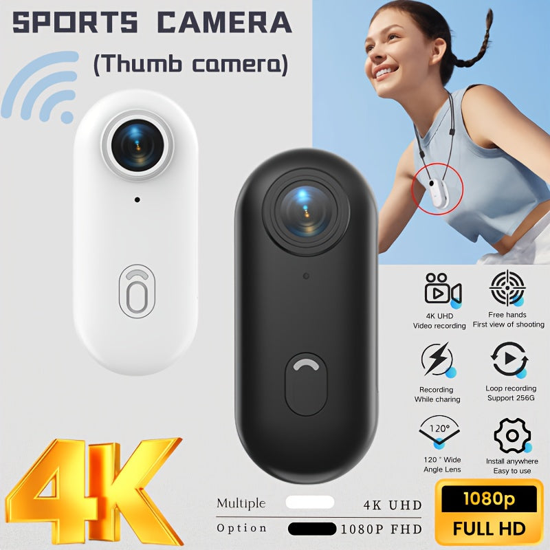 Sports Camera 4K Ultra HD with WiFi and MicroSD Recording