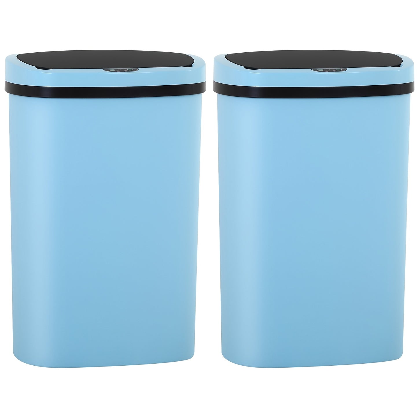 DOPINMIN Touchless Trash Can With Automatic Sensor Plastic Waste Bin
