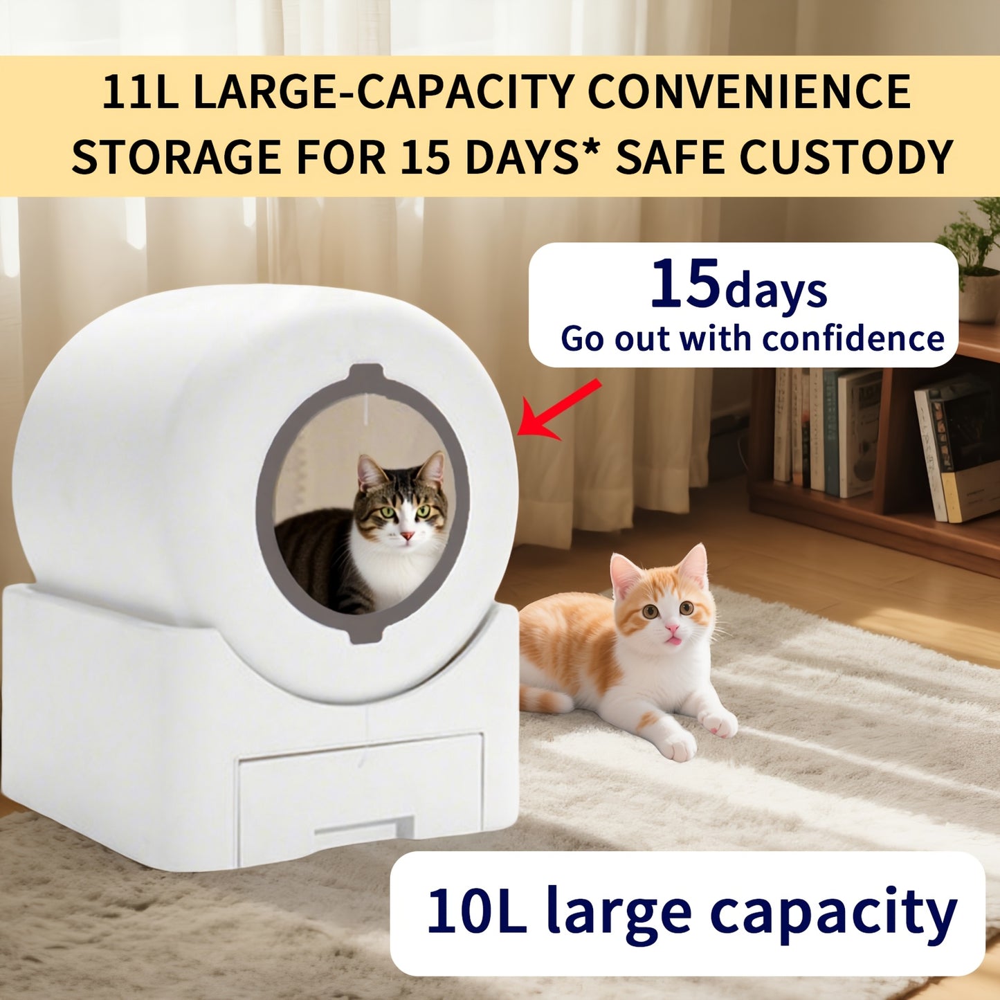 Vanch Smart Self-Cleaning Cat Litter Box Pro With WiFi App