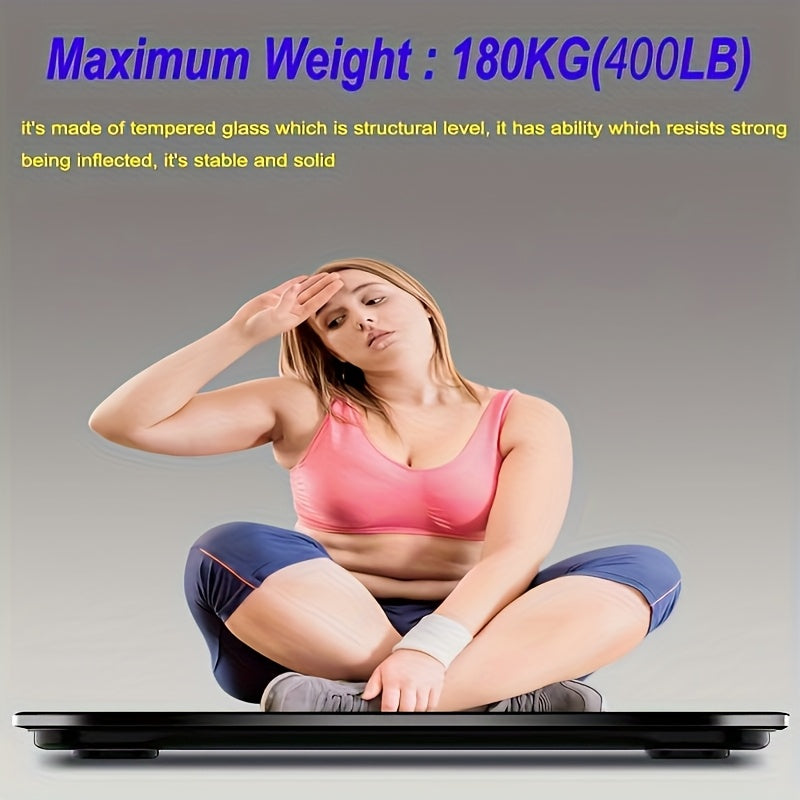 Body Weight Scale With LCD Display And 400lb Capacity