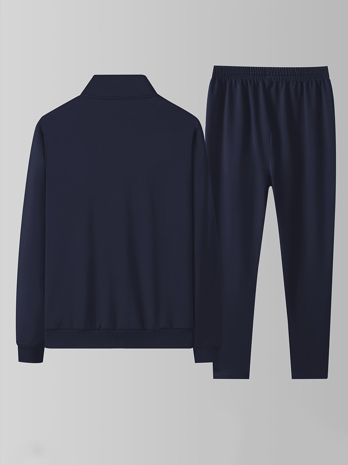 Men's Casual Sports Set: Breathable Polyester Hoodie And Joggers