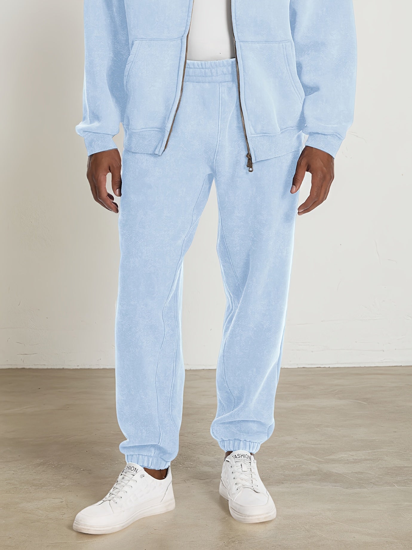 FAIABLE Sweatpants With Pockets, Cotton Blend Regular Fit