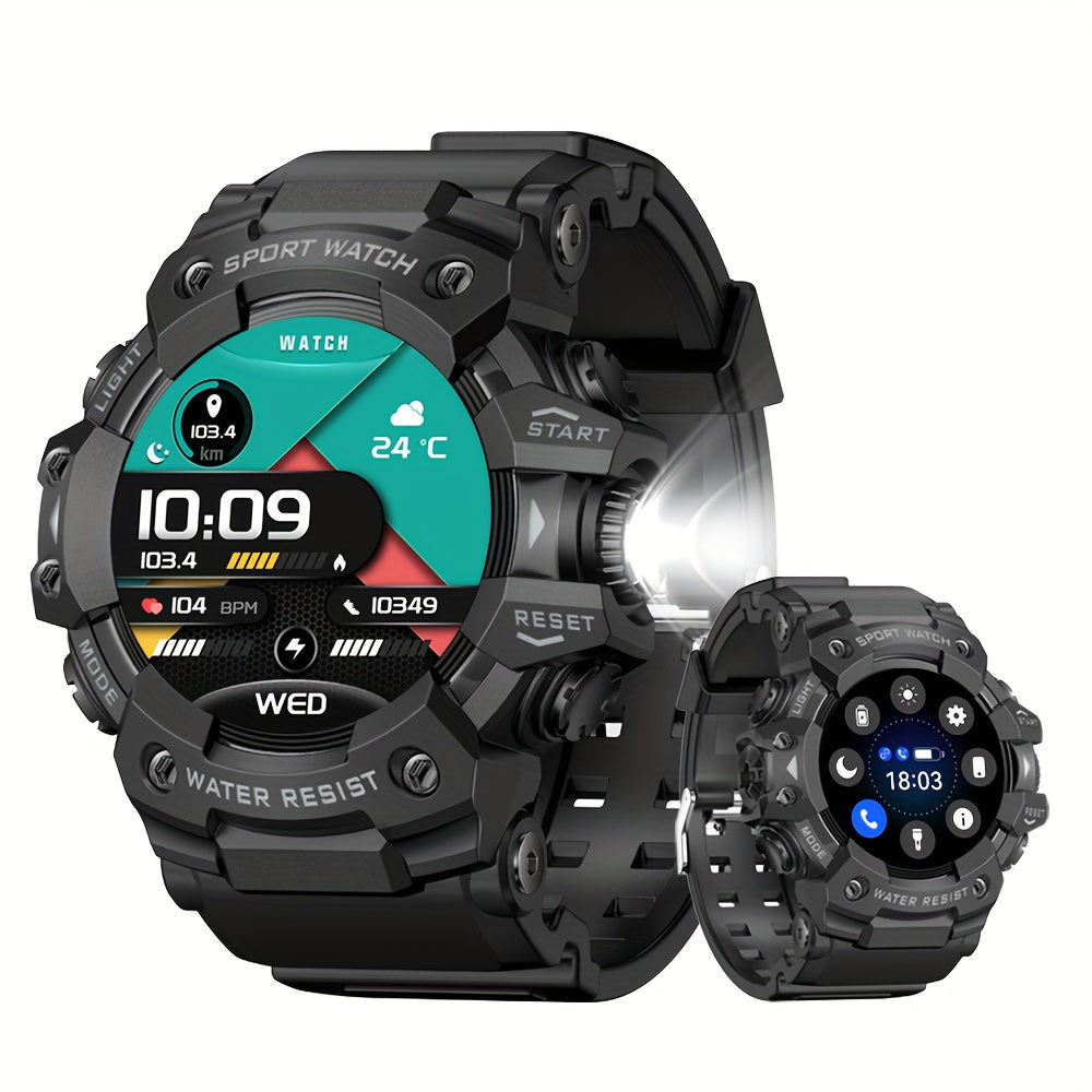 Smartwatch IP68 Waterproof Fitness Tracker Android iOS Compatible