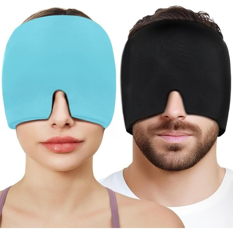 NUAN Migraine Relief Gel Ice Head Wrap for Cold Therapy