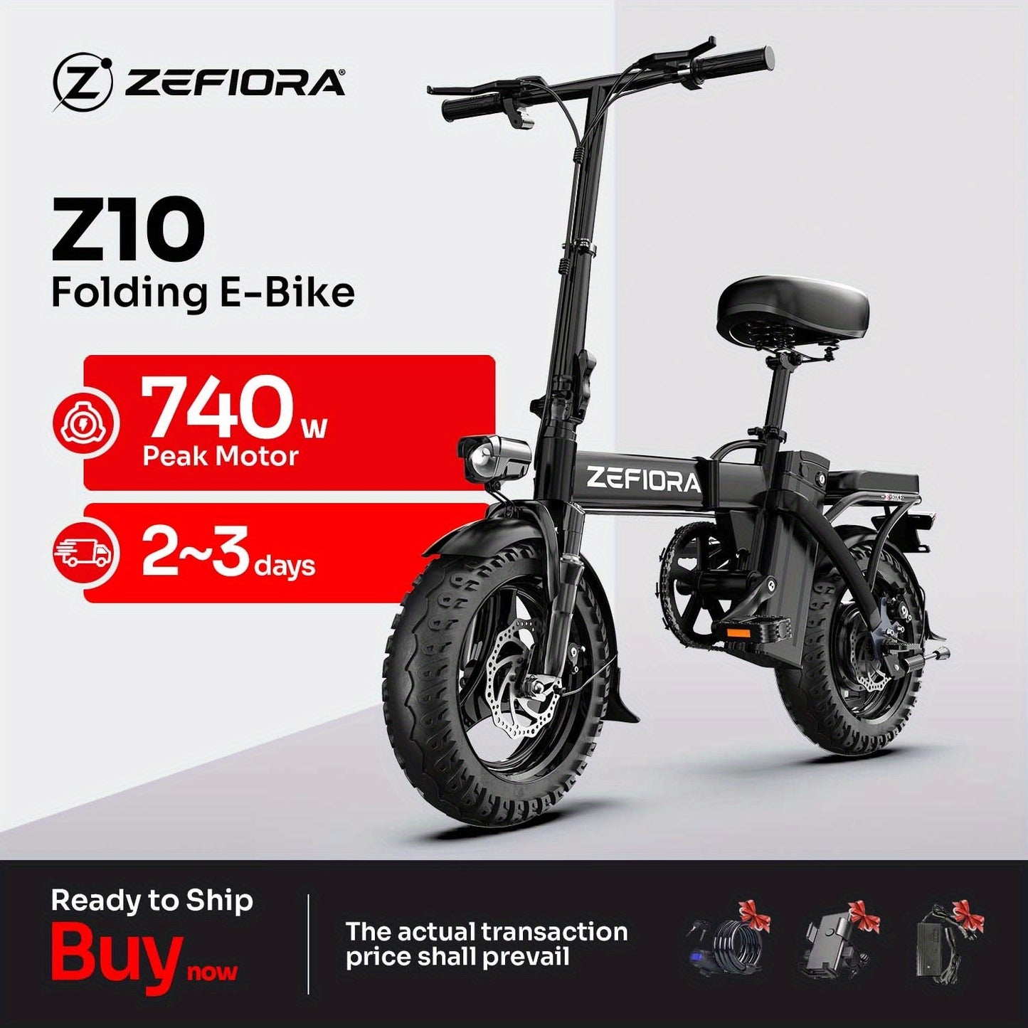 ZEFIORA S10 MAX 740W Peak Electric Scooter, Folding Electric Bicycle for Adults And Teenagers, 14" Tires, 54.6V 8-20Ah Removable Battery, LCD Screen, Puncture-Proof, Front And Rear Lights-Ideal for Commuting And Outings, The