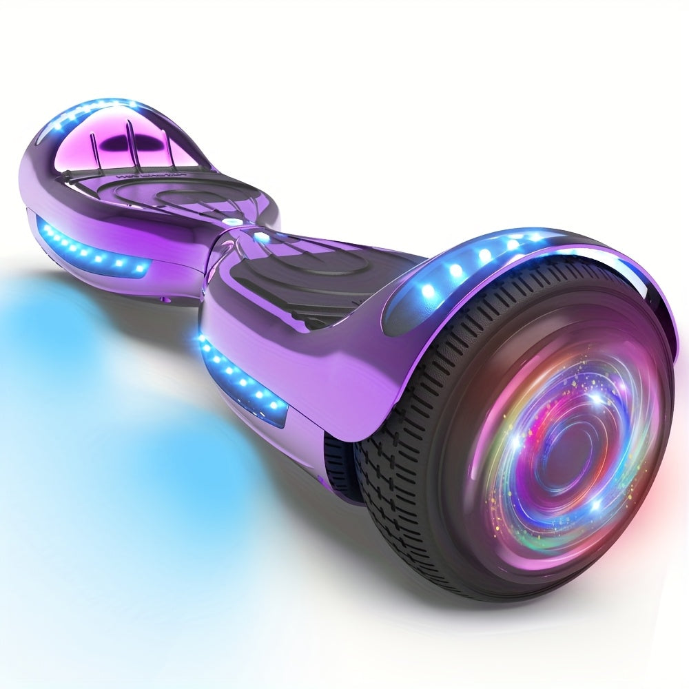 Scooter, Hoverboard 6.5 Inch with LED Lights, Self-Balancing Wheels, Electric Scooter
