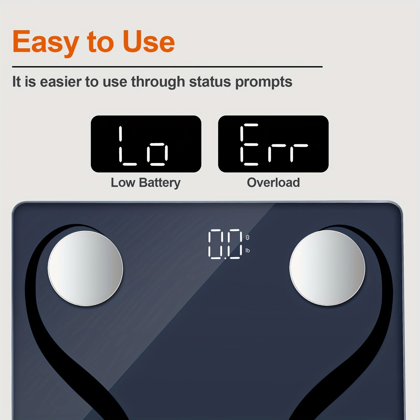Digital Body Fat Scale With Smart App Connectivity Home Use