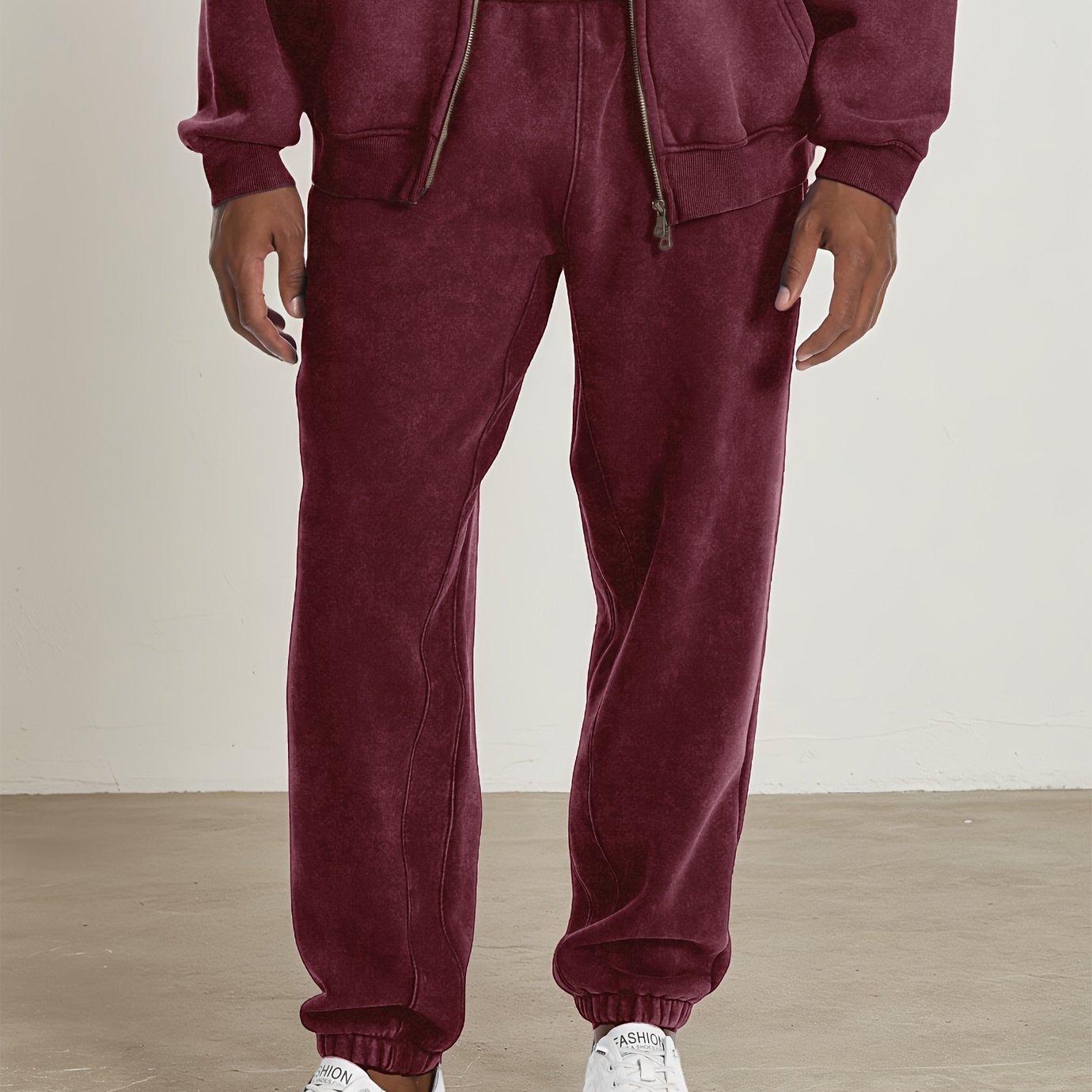 FAIABLE Sweatpants With Pockets, Cotton Blend Regular Fit
