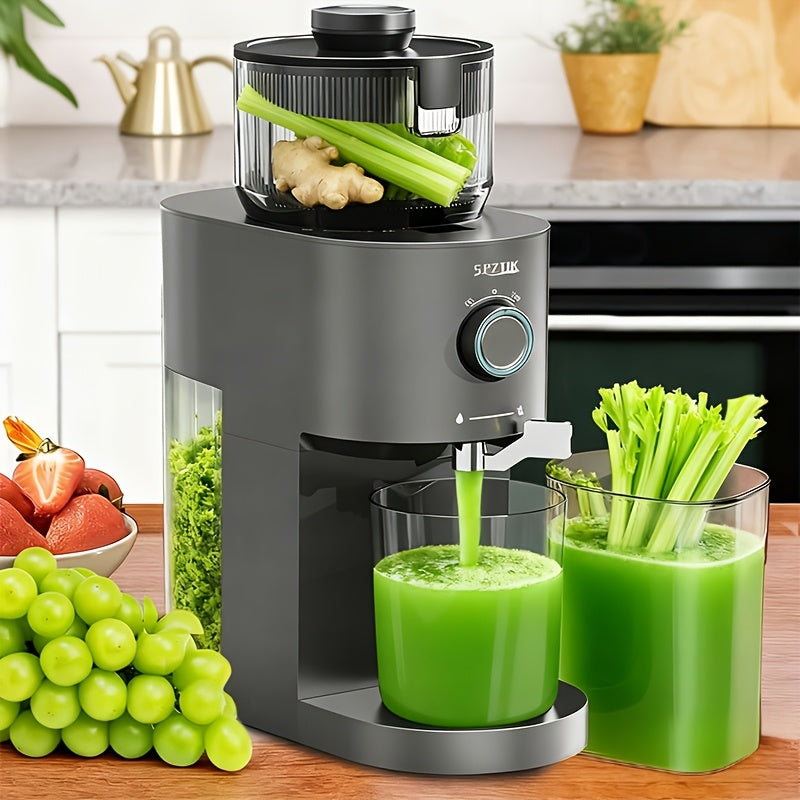 5.12in Wide Mouth Juicer Extractor, Powerful Centrifugal Juicer Machine for Vegetables & Fruits, Easy to Clean, Detachable, High Juicing Rate, Fast Juicing Speed, Christmas Decorations, Christmas Gifts Juicer