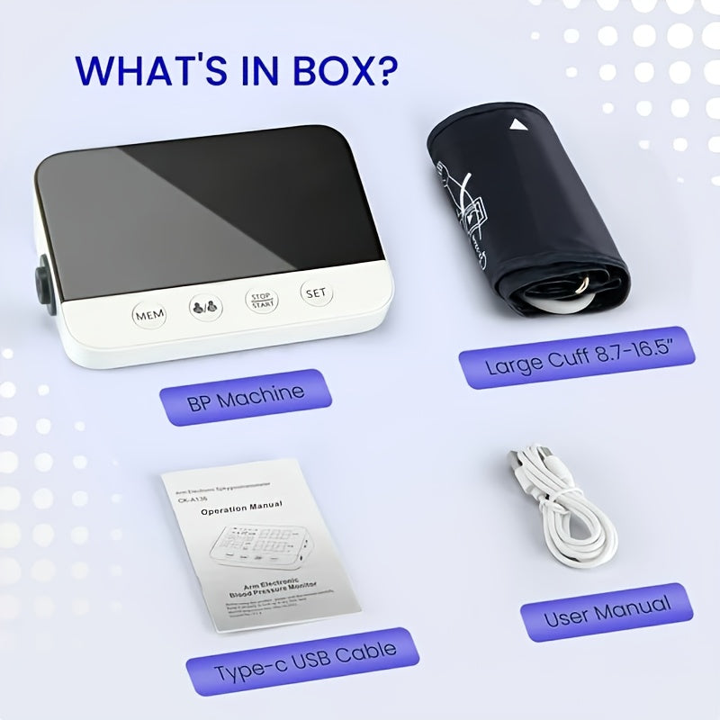 Chang Kun Digital Blood Pressure Monitor With Voice Guidance