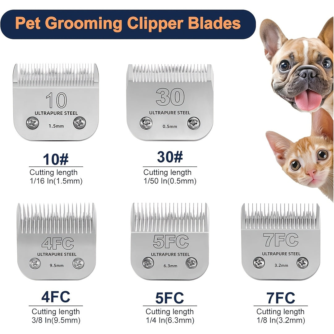 TRAH Clipper Blades Detachable For Dog Grooming Professionals
