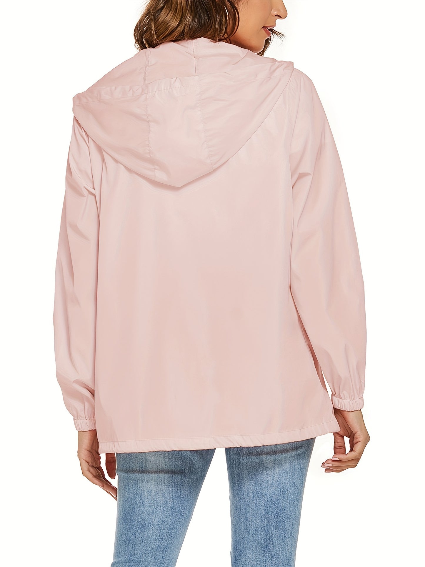 KTILG Raincoat Hooded Lightweight Polyester Outdoor