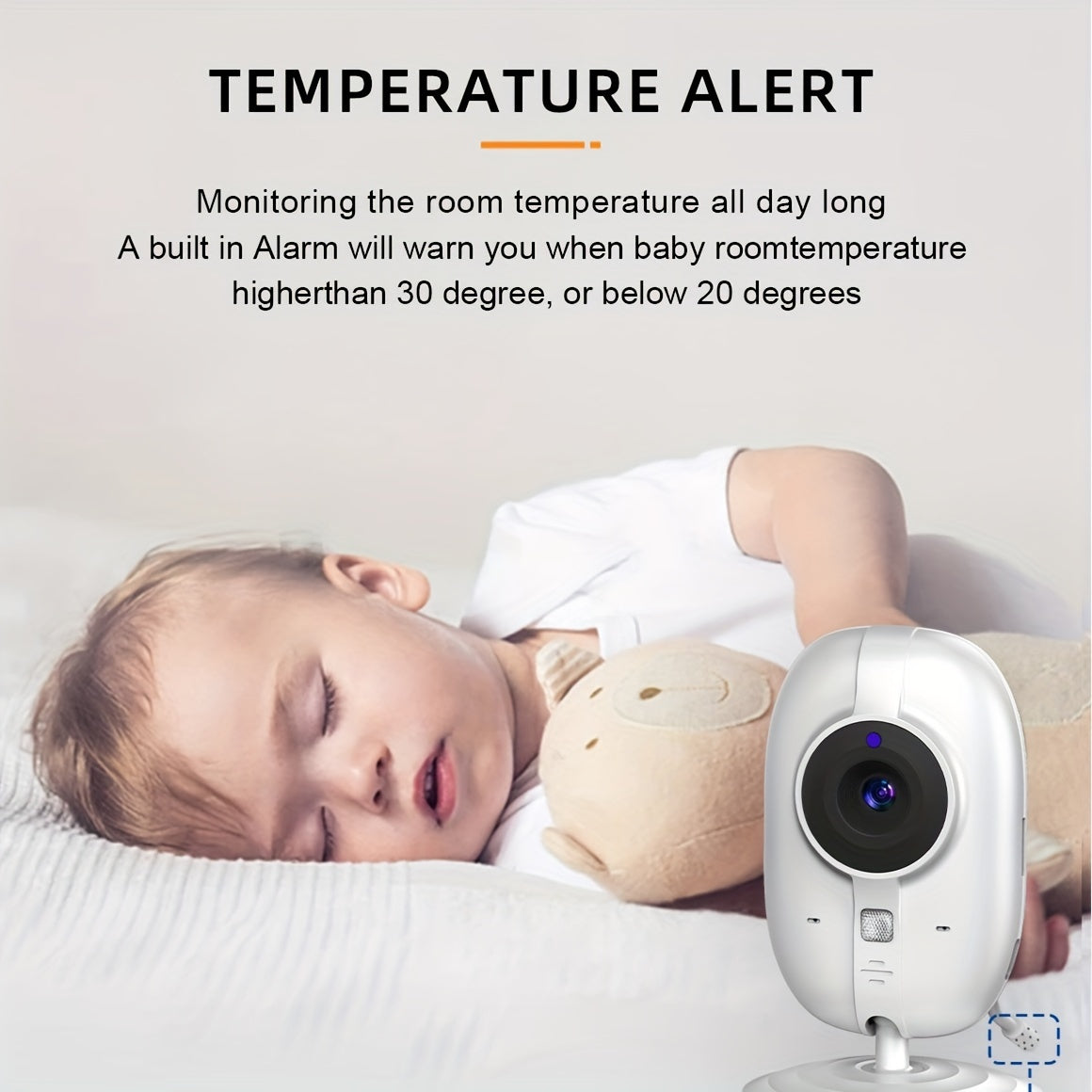 Baby Monitor Night Vision Camera For Parents Home Use