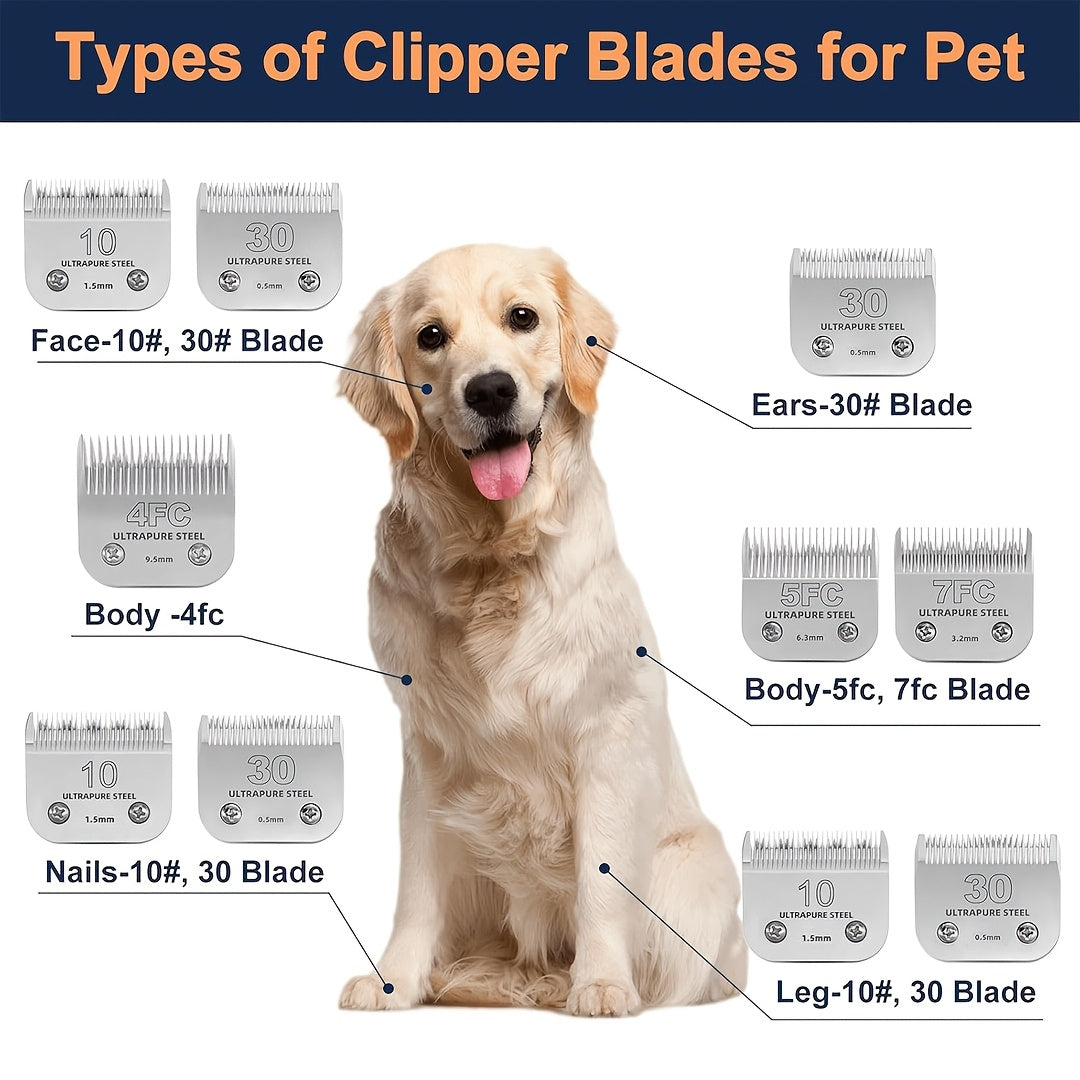 TRAH Clipper Blades Detachable For Dog Grooming Professionals