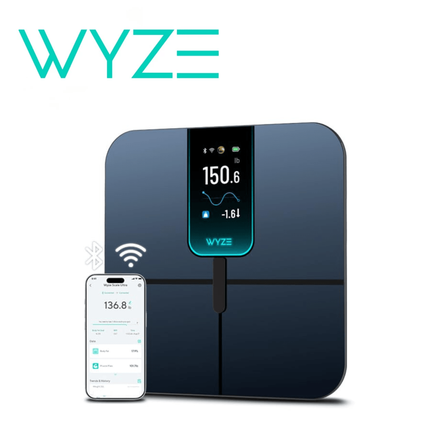 Wyze Scale Ultra Smart Scale With 4.3 Inch Display