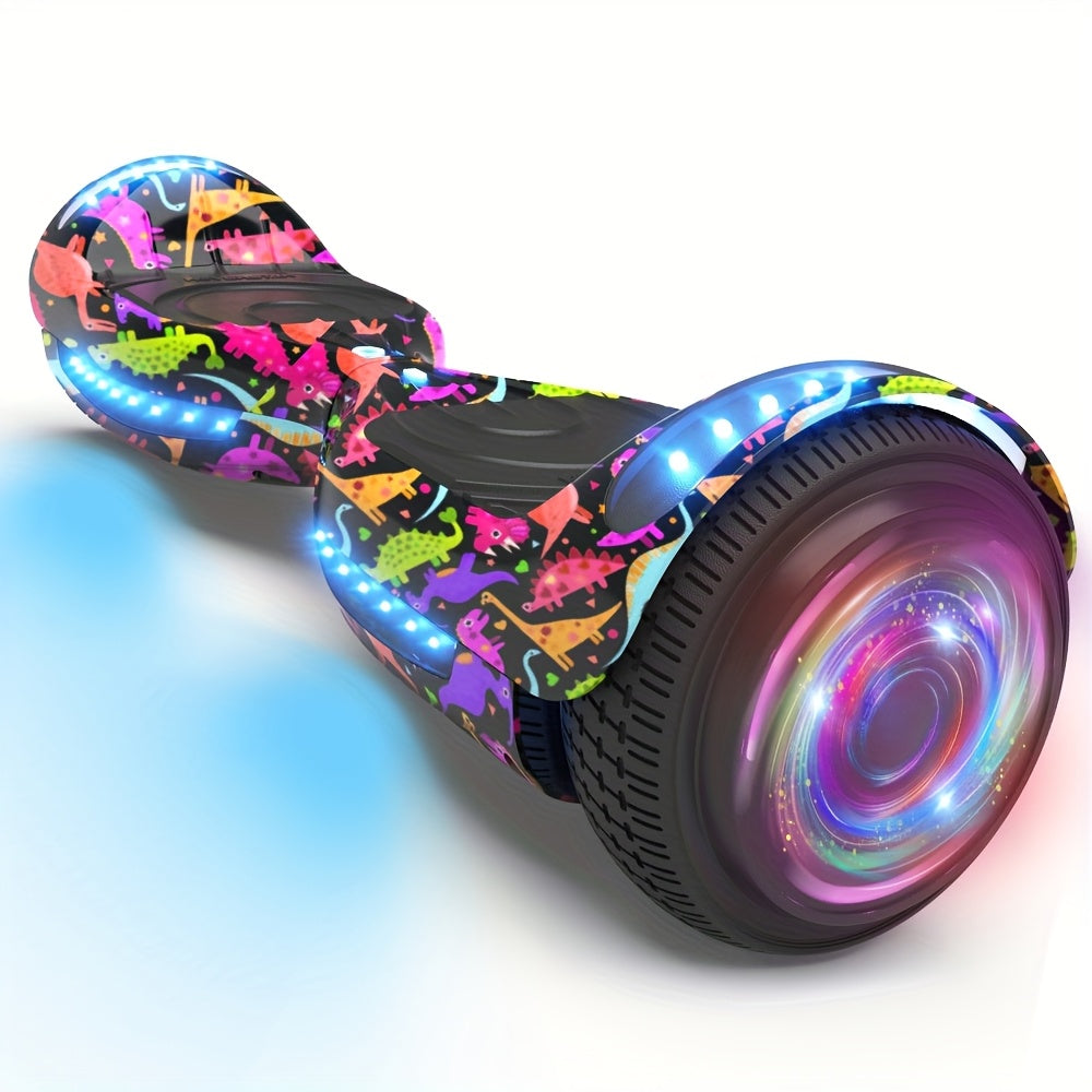 Scooter, Hoverboard 6.5 Inch with LED Lights, Self-Balancing Wheels, Electric Scooter