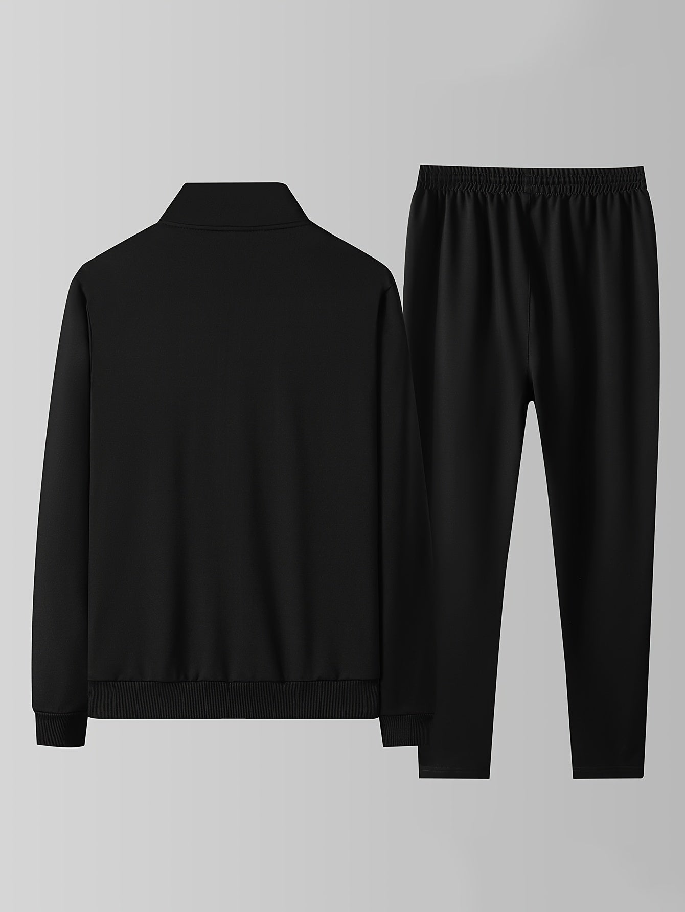 Men's Casual Sports Set: Breathable Polyester Hoodie And Joggers