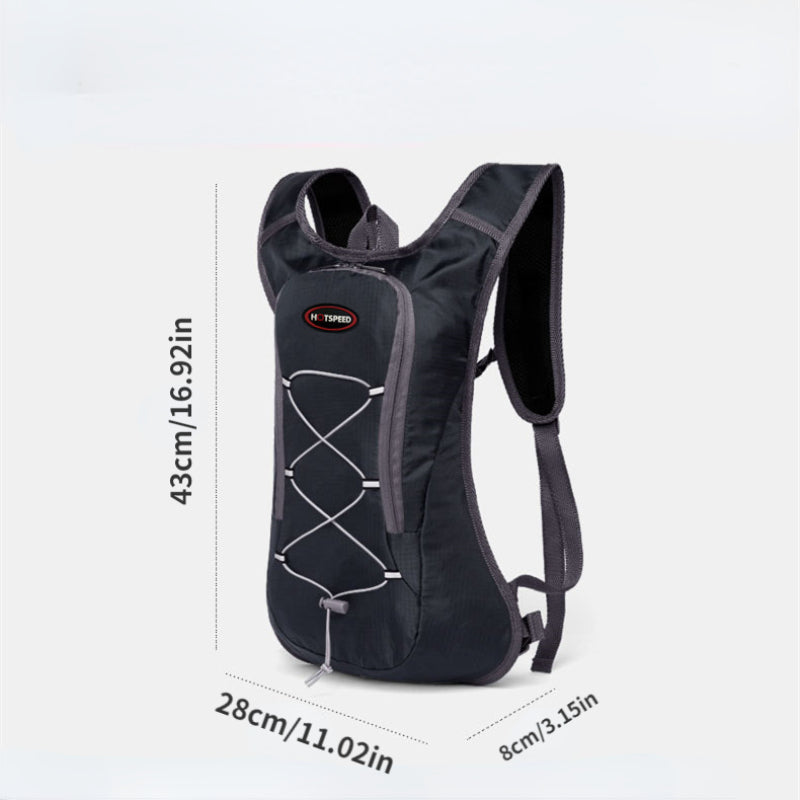 Sports outdoor breathable ultralight bicycle backpack with 2L water bag, outdoor sports cycling backpack, camping hiking running water bag