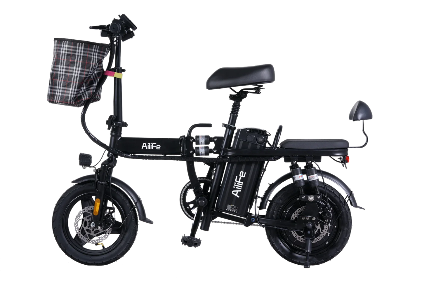 AiliFe Folding E-Bike 20MPH Foldable Electric Bike 48V 20Ah Commuter 500W Electric Bicycle with Full Suspension