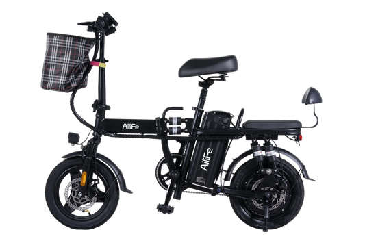 AiliFe Folding E-Bike 20MPH Foldable Electric Bike 48V 20Ah Commuter 500W Electric Bicycle with Full Suspension