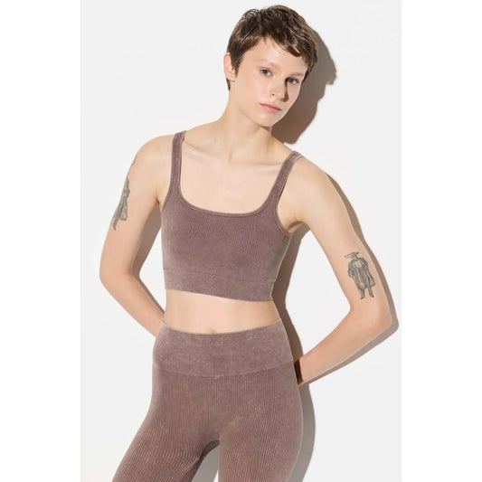 Unpadded Thick Strap Sports Bra