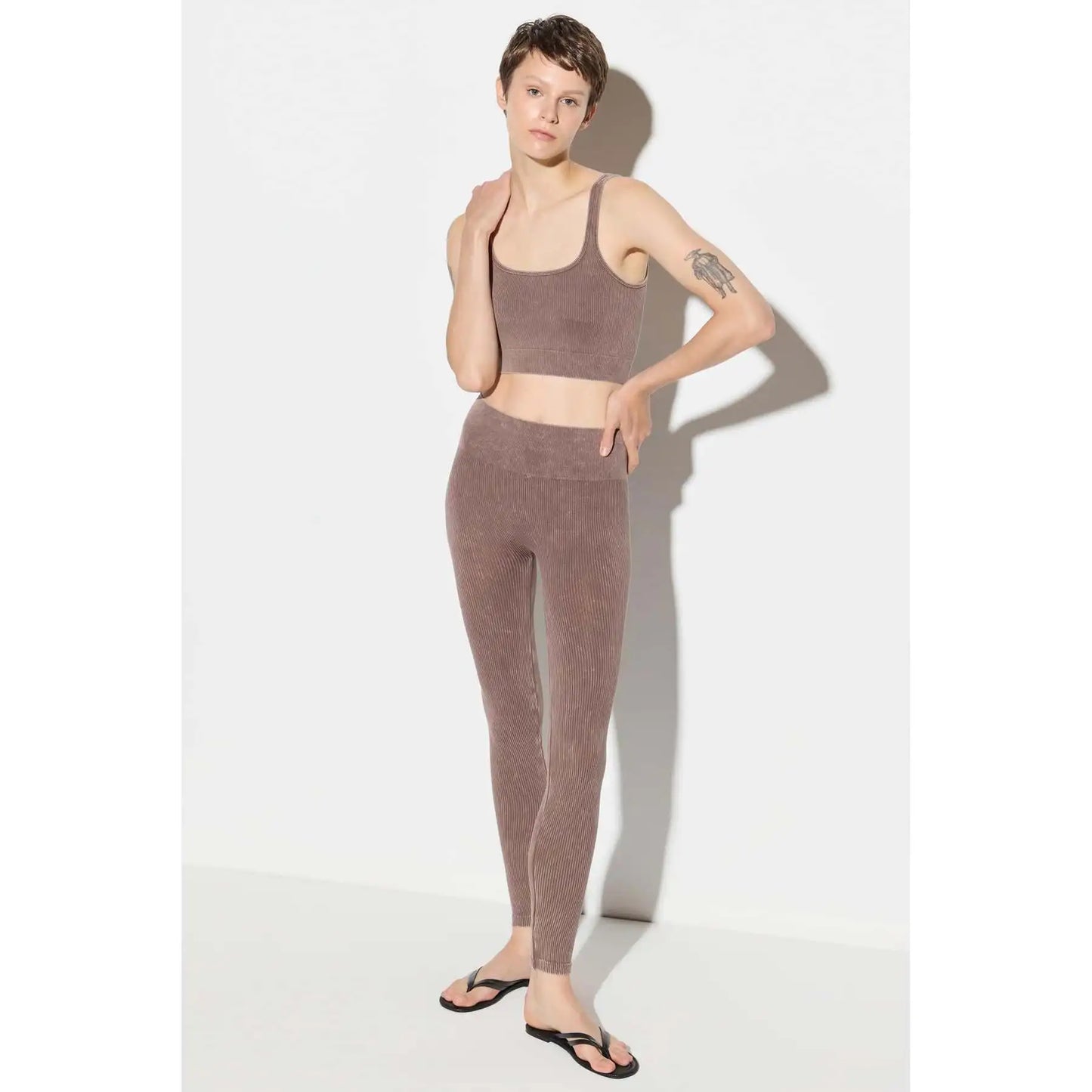 Unpadded Thick Strap Sports Bra