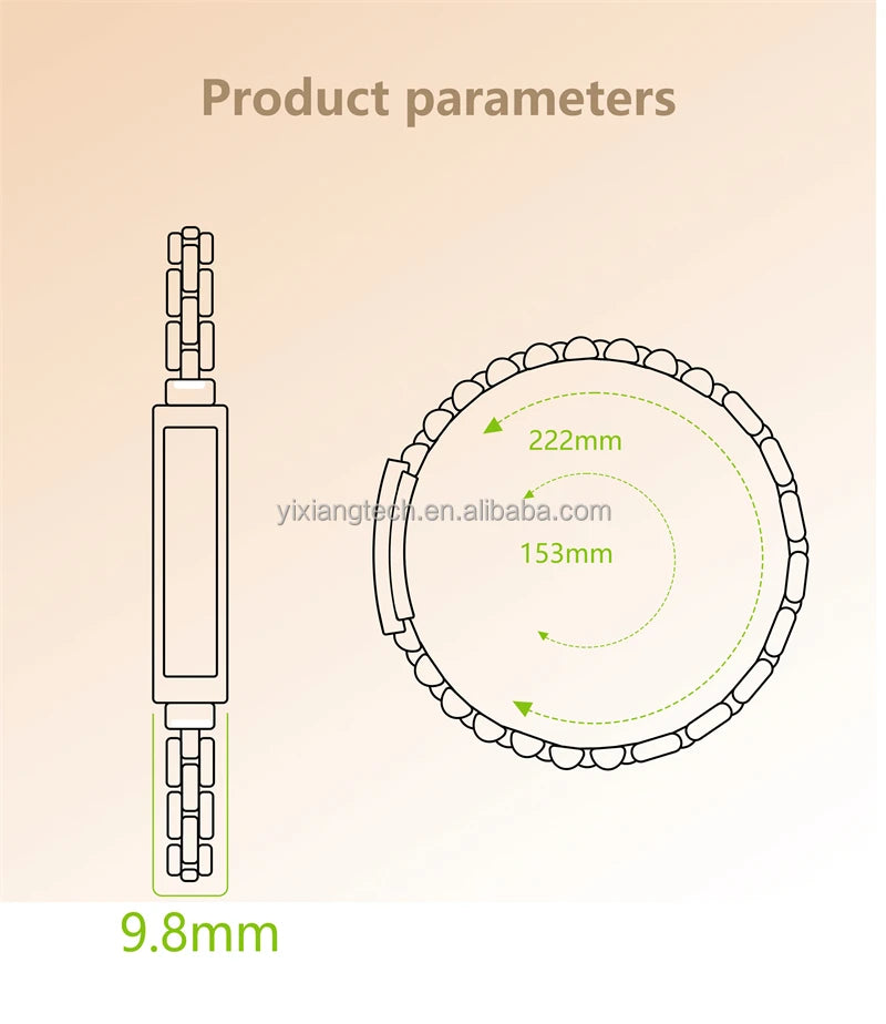 Lady Smart Bracelet for Women Fashionable Sports Fitness Tracker with Sleep Heart Rate Monitoring for Health Android Operated