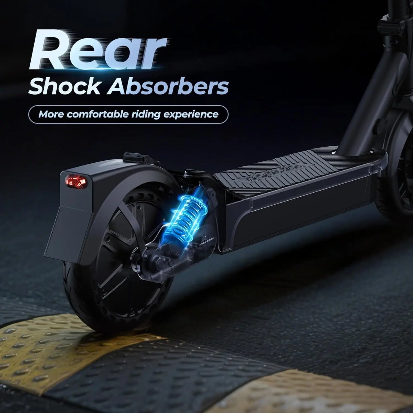 Smart Electric Scooter 8.5Inch Tire E-Scooter 500W Foldable 20mph 20Miles Long Range Dual Shock Absorption Adult CLeisure Riding