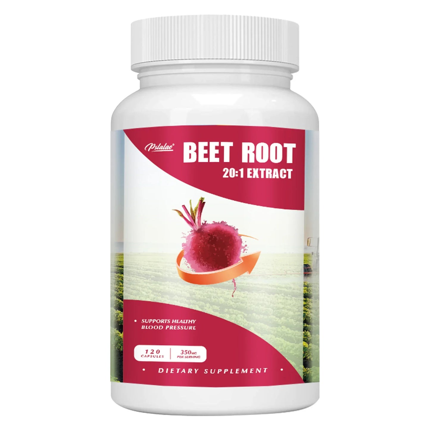 Beet Root - Supports Heart Health, Circulation, Immune System and Digestive System - 120 Capsules