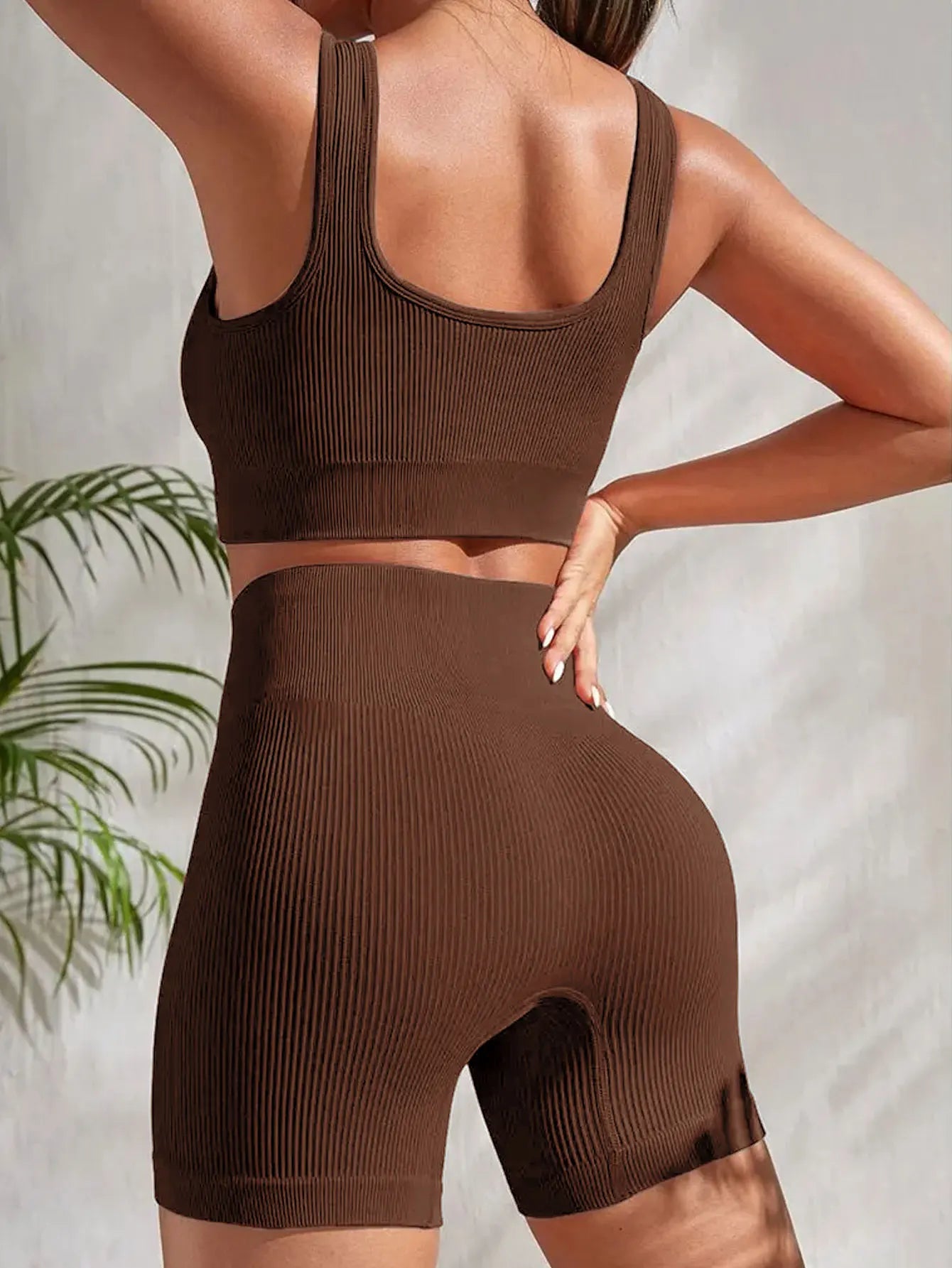 CZGUKE New Arrival Fashion Seamless Exercise Body-Tight Quick Dry Moisture Absorption High Waist Hip Yoga Fitness Set for Women